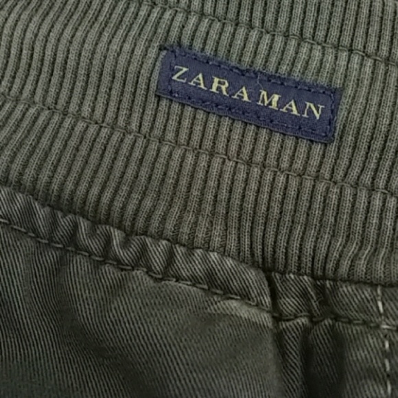 ZARA MAN CAMOUFLAGE CASUAL PANTS - Picture 3 of 3